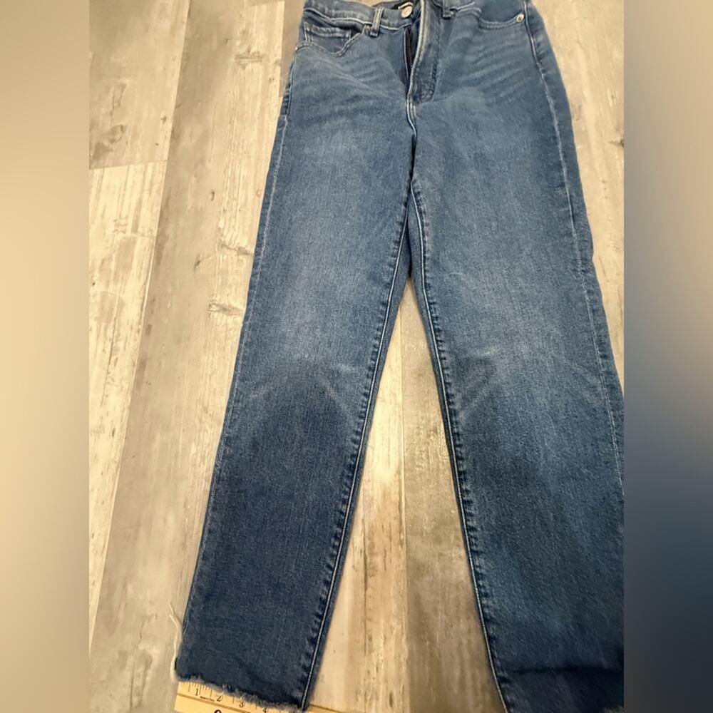 Express Light Blue  mom jean Denim Jeans size 0 regular